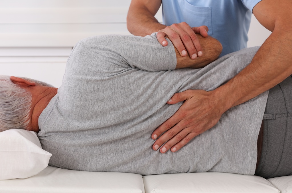 Chiropractic treatment Back pain relief Physiotherapy for senior male patient Kinesiology | Doc Sawyer Chiropractic Chiropractic treatment, Back pain relief. Physiotherapy for senior male patient, Kinesiology